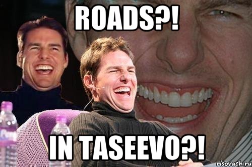 Roads?! in Taseevo?!, Мем том круз