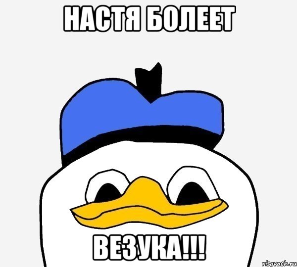 настя болеет везука!!!, Мем Утка