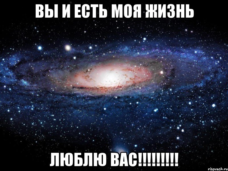 Вы и есть моя жизнь ЛЮБЛЮ ВАС!!!!!!!!!, Мем Вселенная