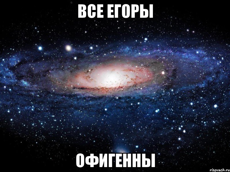 ВСЕ ЕГОРЫ ОФИГЕННЫ, Мем Вселенная