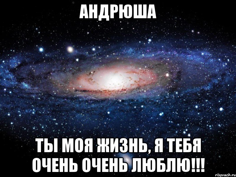 Андрюша ты моя жизнь, я тебя очень очень люблю!!!, Мем Вселенная