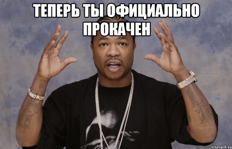 Теперь ты официально прокачен , Мем Xzibit