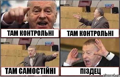 ТАМ КОНТРОЛЬНІ ТАМ КОНТРОЛЬНІ ТАМ САМОСТІЙНІ ПІЗДЕЦ, Комикс жиреновский