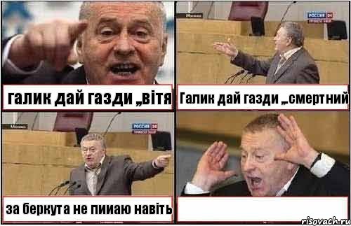 галик дай газди ,,вітя Галик дай газди ,,.смертний за беркута не пииаю навіть , Комикс жиреновский