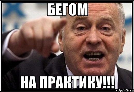 Бегом На практику!!!, Мем жириновский ты