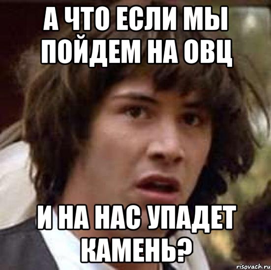 а что если мы пойдем на ОВЦ и на нас упадет камень?, Мем А что если (Киану Ривз)