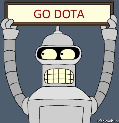 Go Dota, Комикс Бендер с плакатом