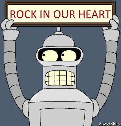 Rock In Our Heart, Комикс Бендер с плакатом