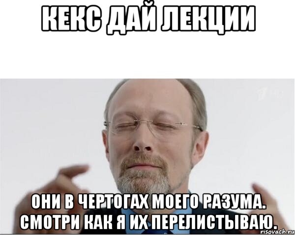 КЕКС ДАЙ ЛЕКЦИИ ОНИ В ЧЕРТОГАХ МОЕГО РАЗУМА. СМОТРИ КАК Я ИХ ПЕРЕЛИСТЫВАЮ., Мем  чертоги разума