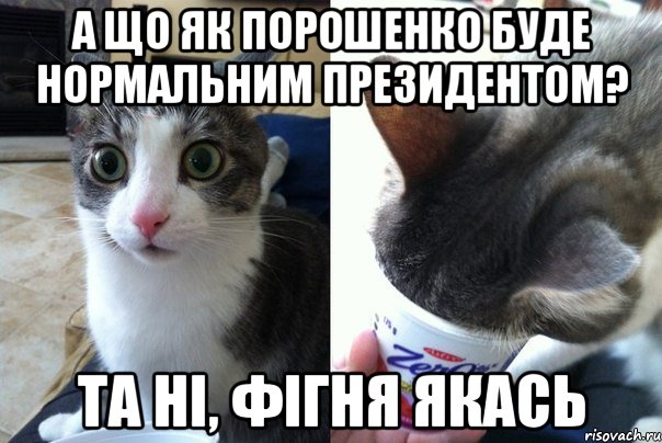 А що як Порошенко буде нормальним президентом? Та ні, фігня якась, Комикс  Да не бред-какой-то (2 зоны)