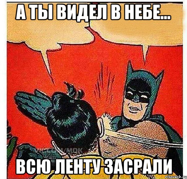 А ты видел в небе... Всю ленту засрали, Комикс   Бетмен и Робин