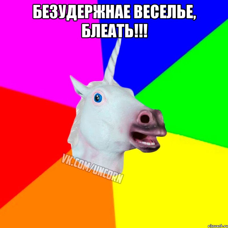 Безудержнае веселье, блеать!!! , Мем Единорог Социофоб