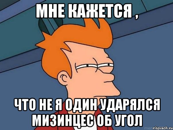 Мне кажется , Что не я один ударялся мизинцес об угол, Мем  Фрай (мне кажется или)