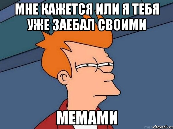 Мне кажется или я тебя уже заебал своими МЕМАМИ, Мем  Фрай (мне кажется или)