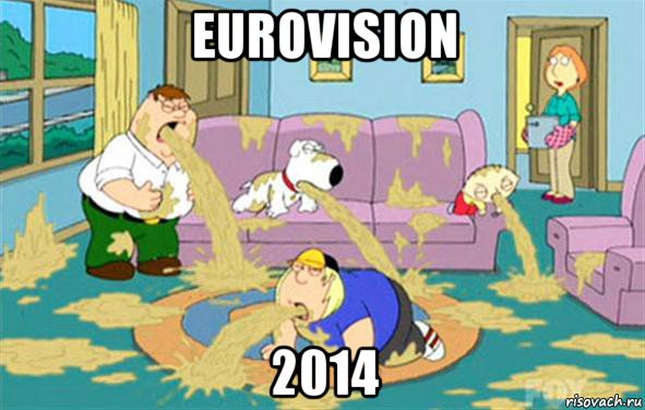 Eurovision 2014, Мем Гриффины блюют