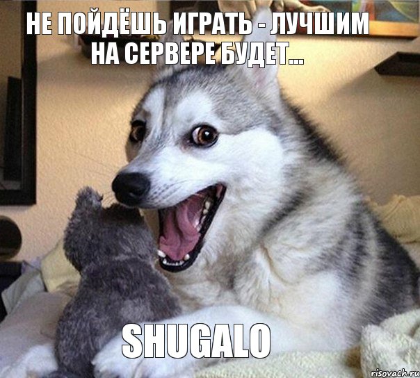 Не пойдёшь играть - лучшим на сервере будет... Shugalo