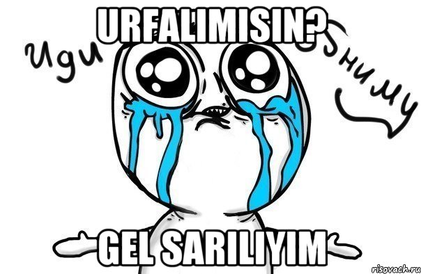 Urfalımısın? gel sarılıyim, Мем Иди обниму