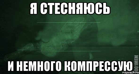 Я стесняюсь и немного компрессую, Мем Игра слов 2