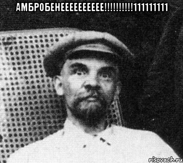 АМБРОБЕНЕЕЕЕЕЕЕЕЕЕ!!!!!!!!!!111111111 , Мем   Ленин удивлен