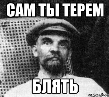 Сам ты терем Блять, Мем   Ленин удивлен