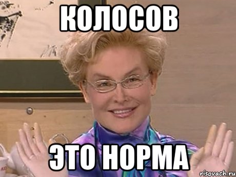 КОЛОСОВ ЭТО НОРМА, Мем Елена Малышева