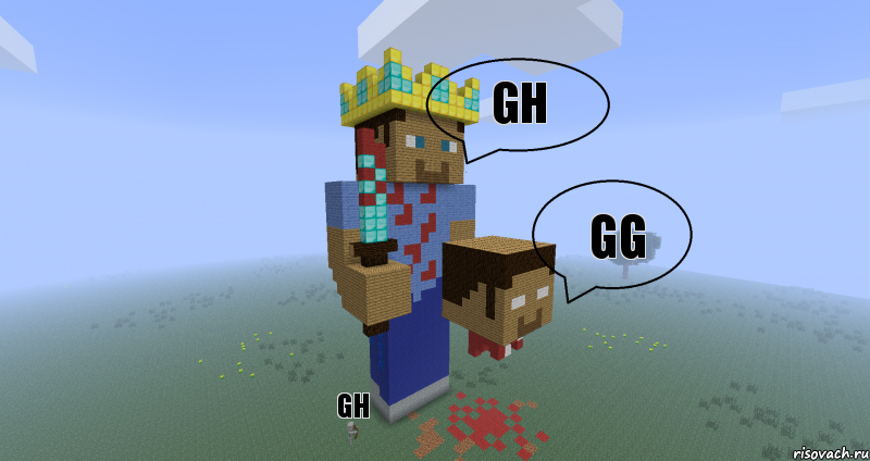 gh gg gh, Комикс Minecraft