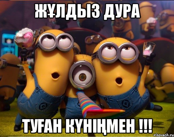 Жұлдыз дура Туған күніңмен !!!, Мем   миньоны