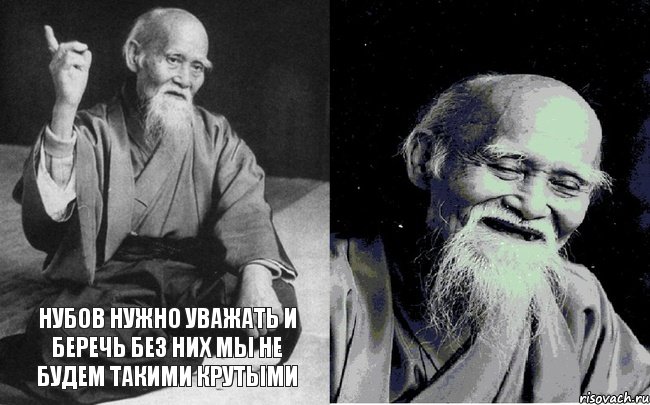 Нубов нужно уважать и беречь без них мы не будем такими крутыми , Комикс Мудрец-монах (2 зоны)