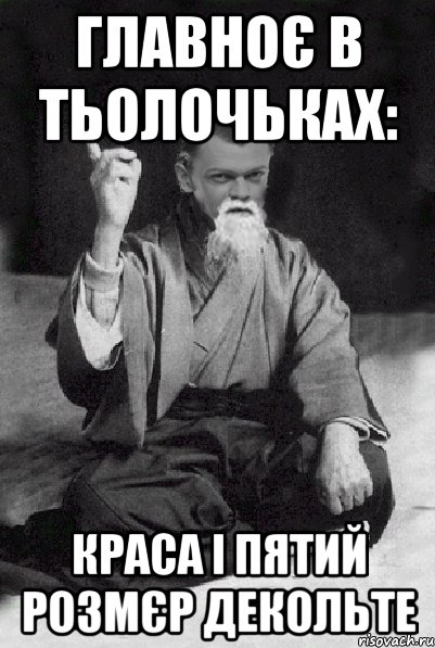 Главноє в тьолочьках: краса і пятий розмєр декольте, Мем Мудрий Виталька