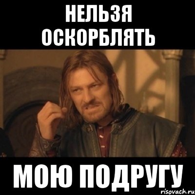 Нельзя оскорблять Мою подругу, Мем Нельзя просто взять