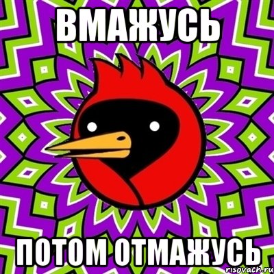 вмажусь потом отмажусь, Мем Омская птица