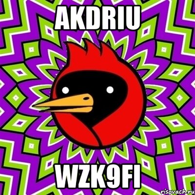 akDRiu wZK9FI, Мем Омская птица