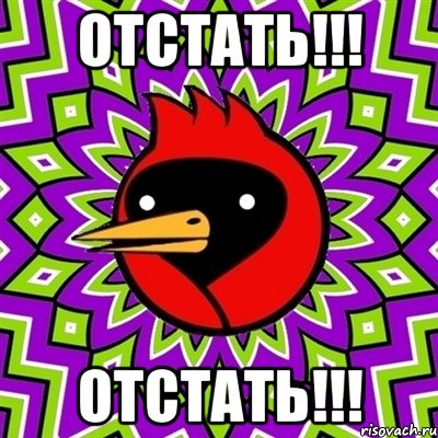 Отстать!!! Отстать!!!, Мем Омская птица