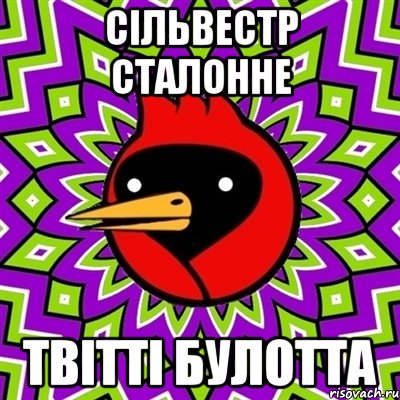 СІЛЬВЕСТР СТАЛОННЕ ТВІТТІ БУЛОТТА, Мем Омская птица