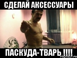 сделай аксессуары паскуда-тварь !!!!, Мем Паскуда тварь