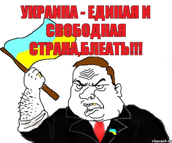 Украина - единая и свободная страна,блеать!!!, Комикс патриот украины блеать