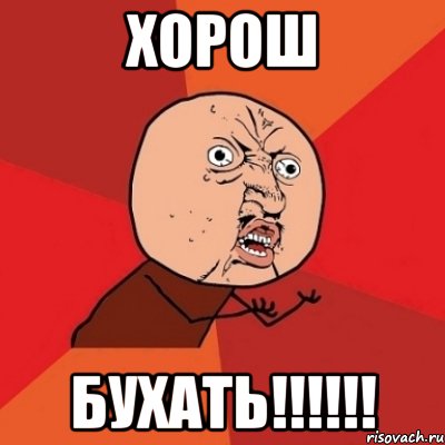 Хорош Бухать!!!!!!, Мем Почему