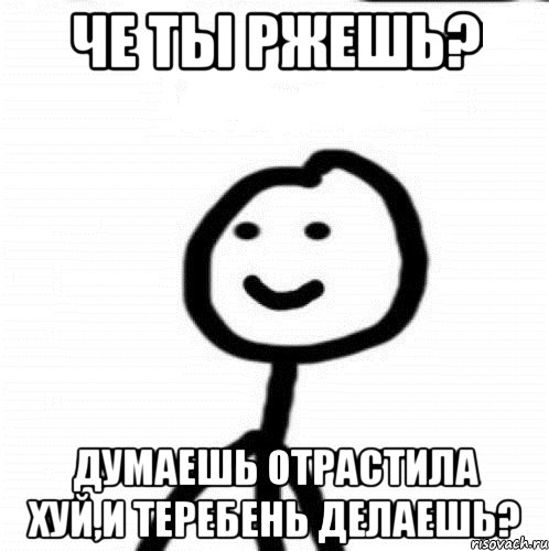 че ты ржешь? думаешь отрастила хуй,и теребень делаешь?, Мем Теребонька (Диб Хлебушек)