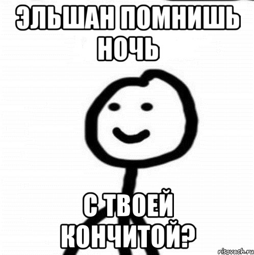 Эльшан помнишь ночь С твоей Кончитой?, Мем Теребонька (Диб Хлебушек)