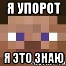 Я упорот Я это знаю, Мем стив