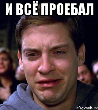 И ВСЁ ПРОЕБАЛ 