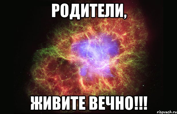 РОДИТЕЛИ, ЖИВИТЕ ВЕЧНО!!!, Мем Туманность