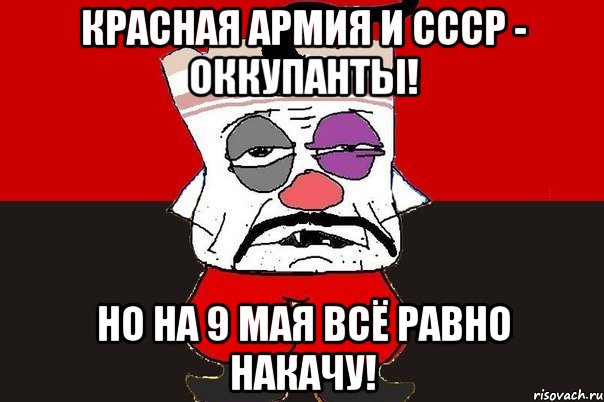 Красная Армия и СССР - оккупанты! Но на 9 мая всё равно накачу!