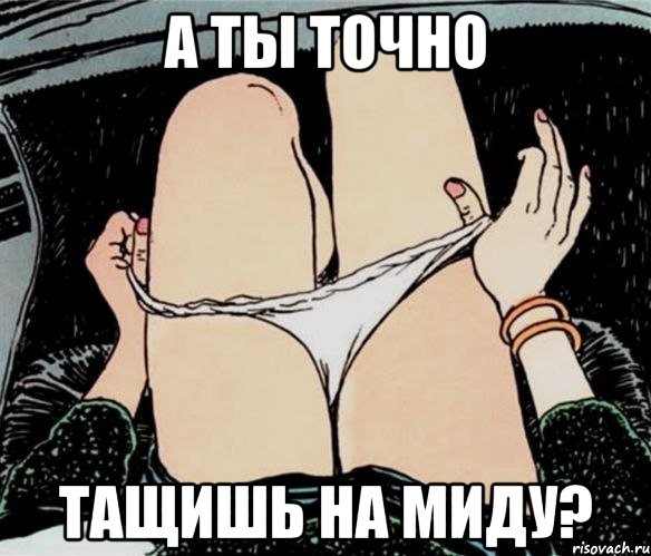 А ты точно Тащишь на миду?, Мем А ты точно