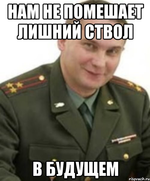 Нам не помешает лишний ствол в будущем, Мем Военком (полковник)