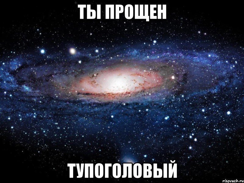 ты прощен тупоголовый, Мем Вселенная