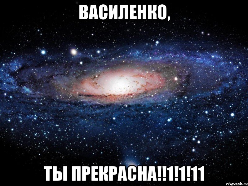 Василенко, ты прекрасна!!1!1!11, Мем Вселенная