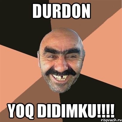 Durdon Yoq didimku!!!!, Мем Я твой дом труба шатал