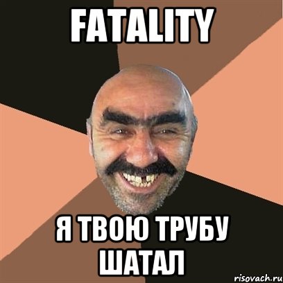 FATALITY Я ТВОЮ ТРУБУ ШАТАЛ, Мем Я твой дом труба шатал