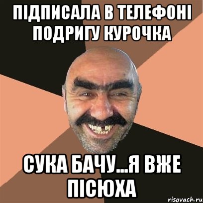 Підписала в телефоні подригу Курочка сука бачу...я вже пісюха, Мем Я твой дом труба шатал